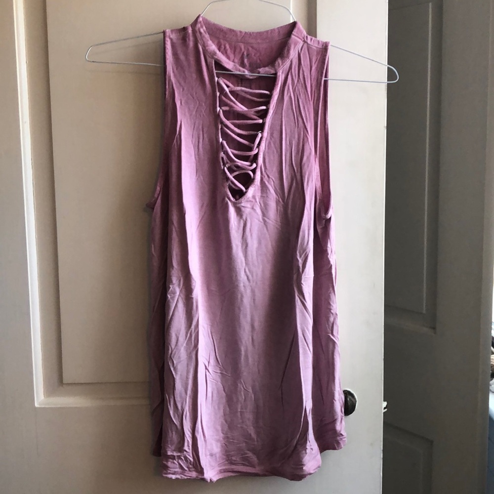 Super cute american eagle tank in pink